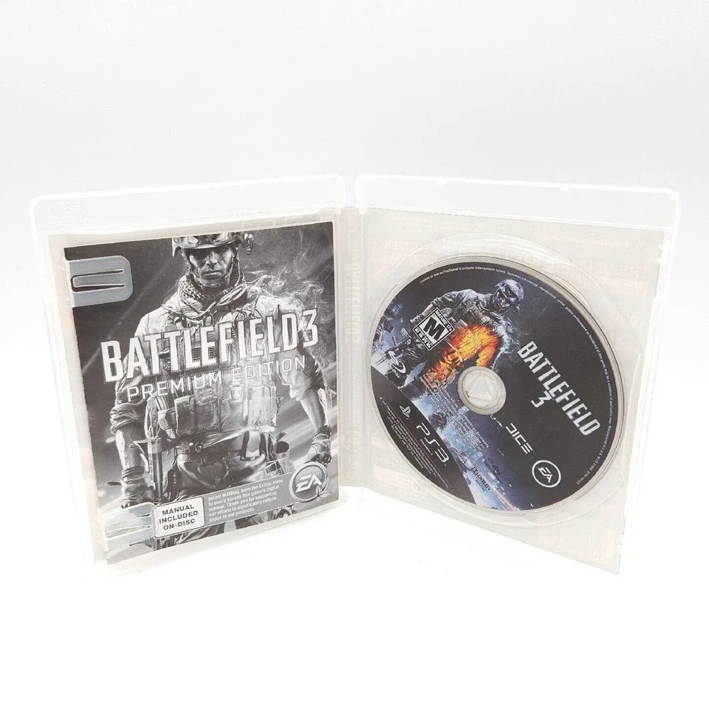 Lot Of PS3 Video Game Battlefield 3, 4 Bad Company 2 Hardline Sony Playstation 3